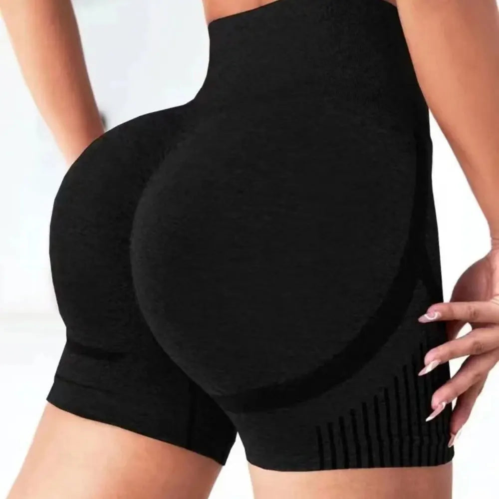 Dames Hoge Taille Yoga Shorts - Sportieve Lift & Fitnessbroek